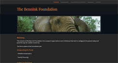 Desktop Screenshot of benninkfoundation.com